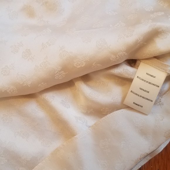 Rebecca Taylor Silk Longsleeve Blouse With Lace  2 - Picture 7 of 10